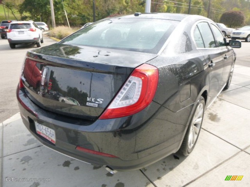 2014 MKS AWD - Tuxedo Black Metallic / Charcoal Black photo #5