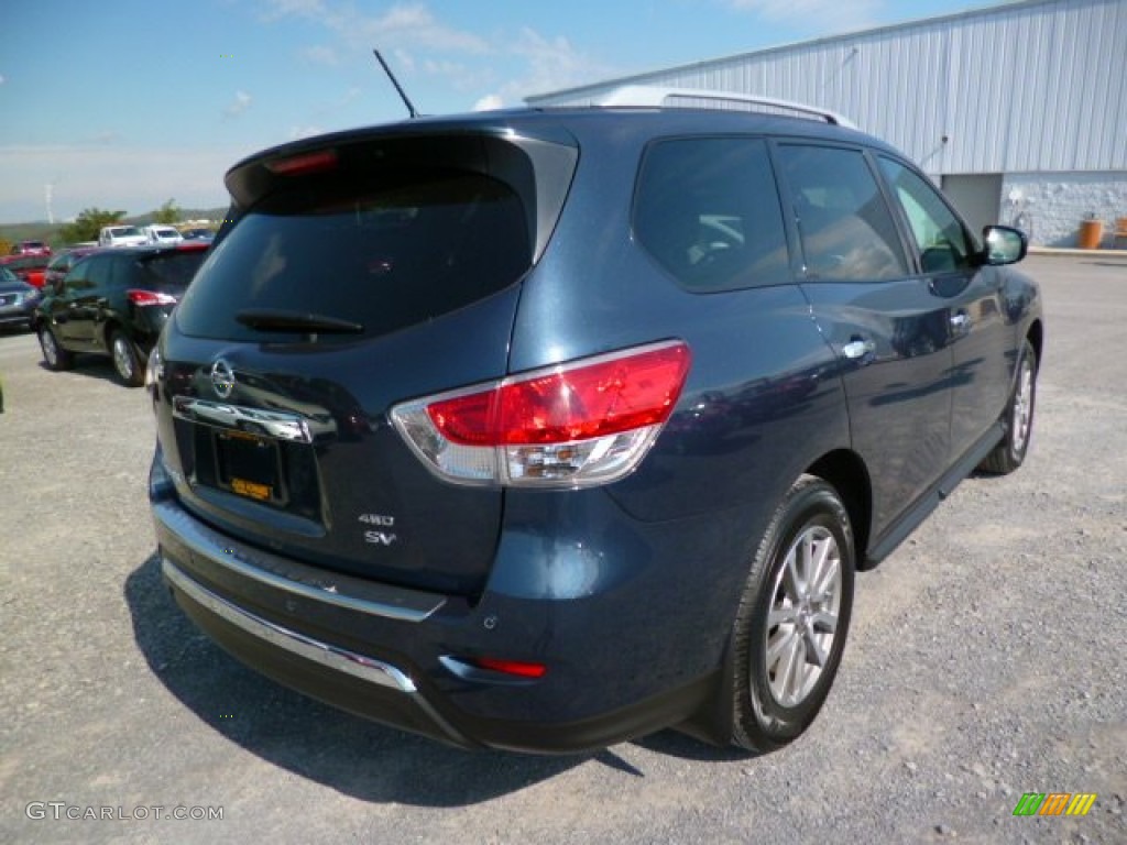 2014 Pathfinder SV AWD - Arctic Blue Metallic / Charcoal photo #6