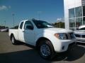 Glacier White 2015 Nissan Frontier SV King Cab 4x4