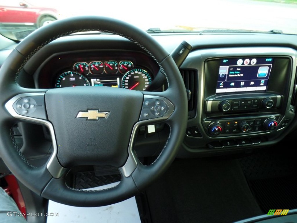 2015 Silverado 1500 LT Crew Cab 4x4 - Deep Ruby Metallic / Jet Black photo #18