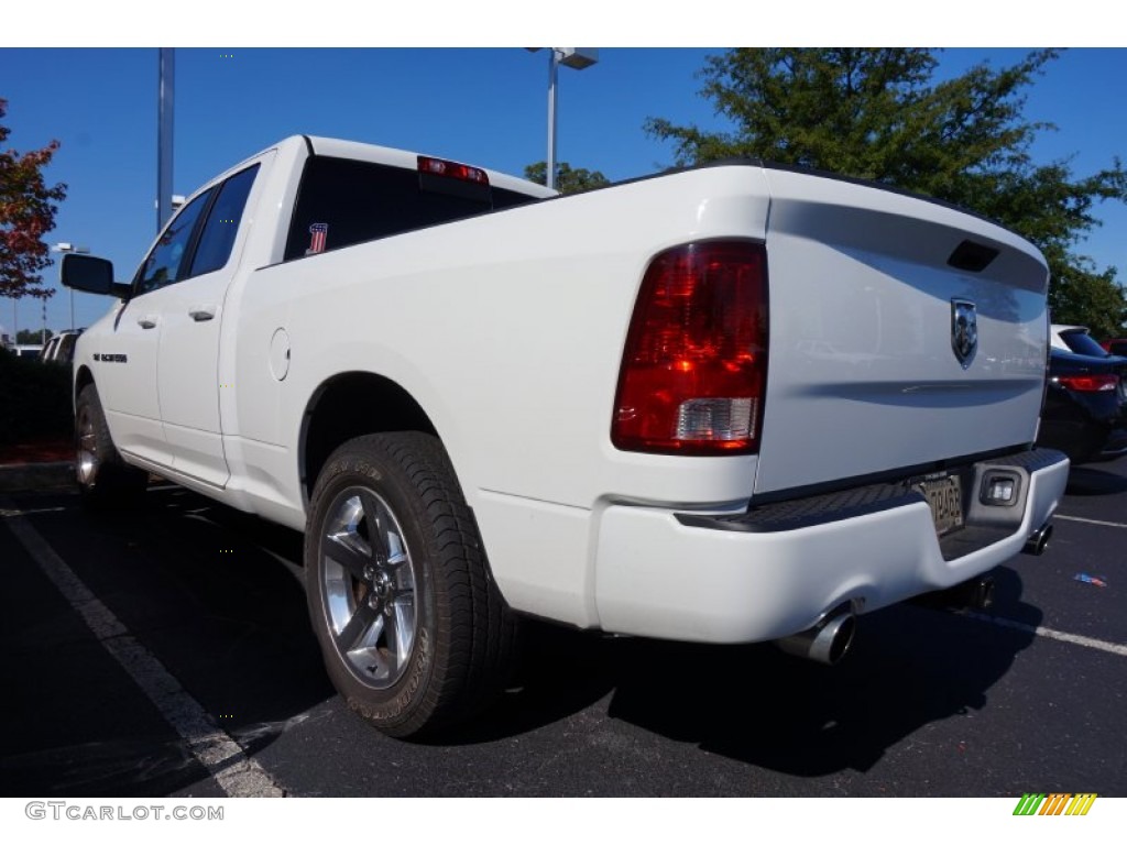 2012 Ram 1500 Sport Quad Cab - Bright White / Dark Slate Gray photo #2