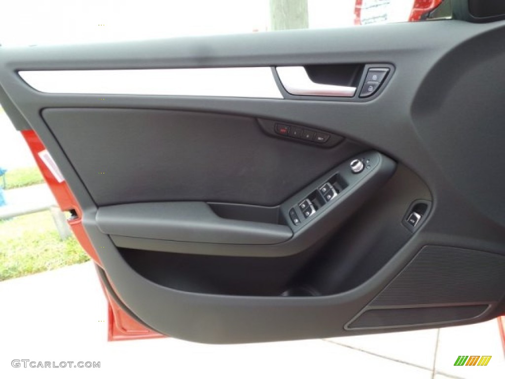 2015 Audi A4 2.0T Premium Plus quattro Black Door Panel Photo #97801644