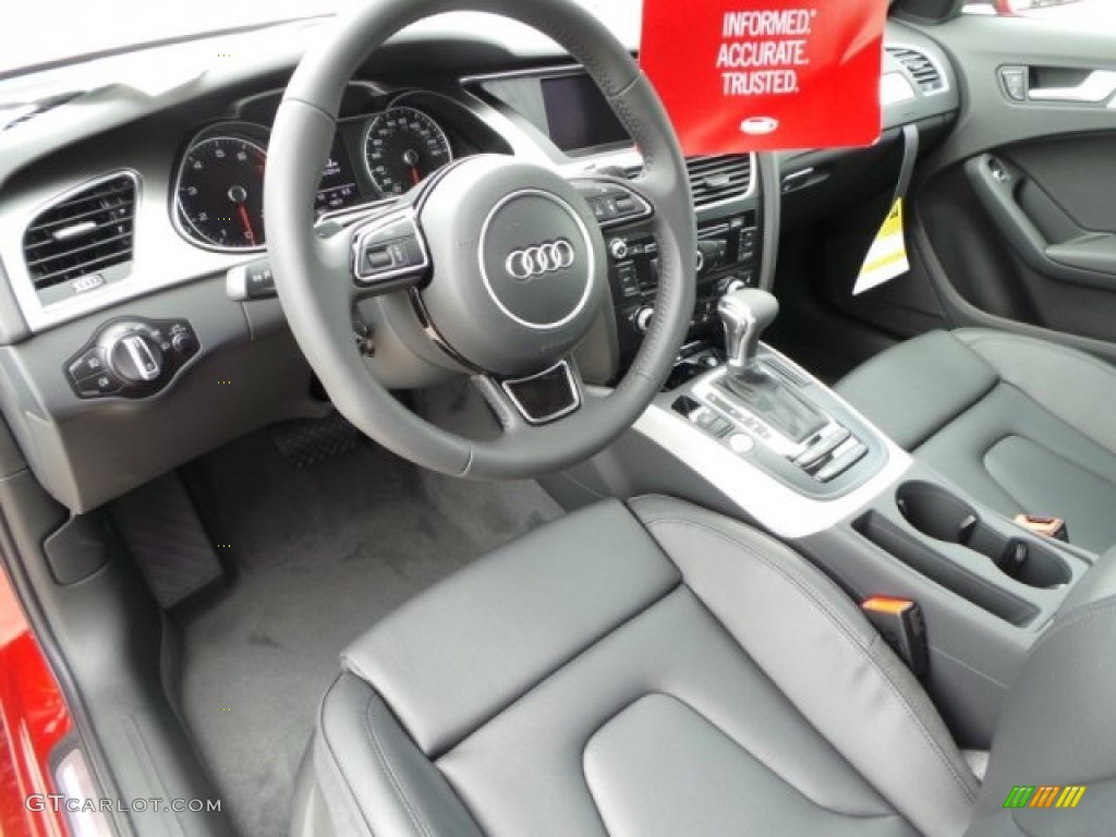 Black Interior 2015 Audi A4 2.0T Premium Plus quattro Photo #97801689