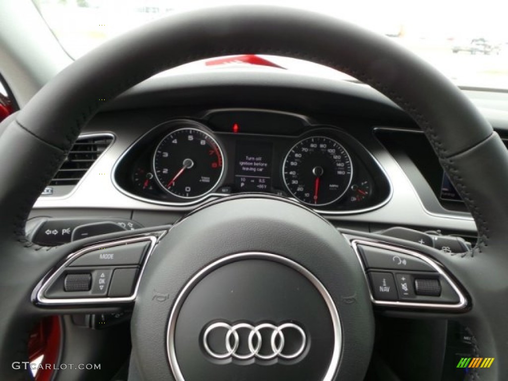 2015 A4 2.0T Premium Plus quattro - Volcano Red Metallic / Black photo #22