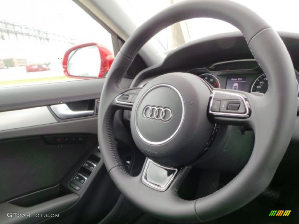 2015 A4 2.0T Premium Plus quattro - Volcano Red Metallic / Black photo #27