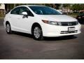 Taffeta White - Civic LX Sedan Photo No. 1