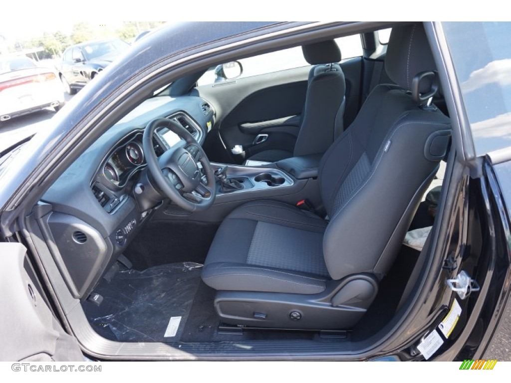 2015 Challenger SXT - Pitch Black / Black photo #6