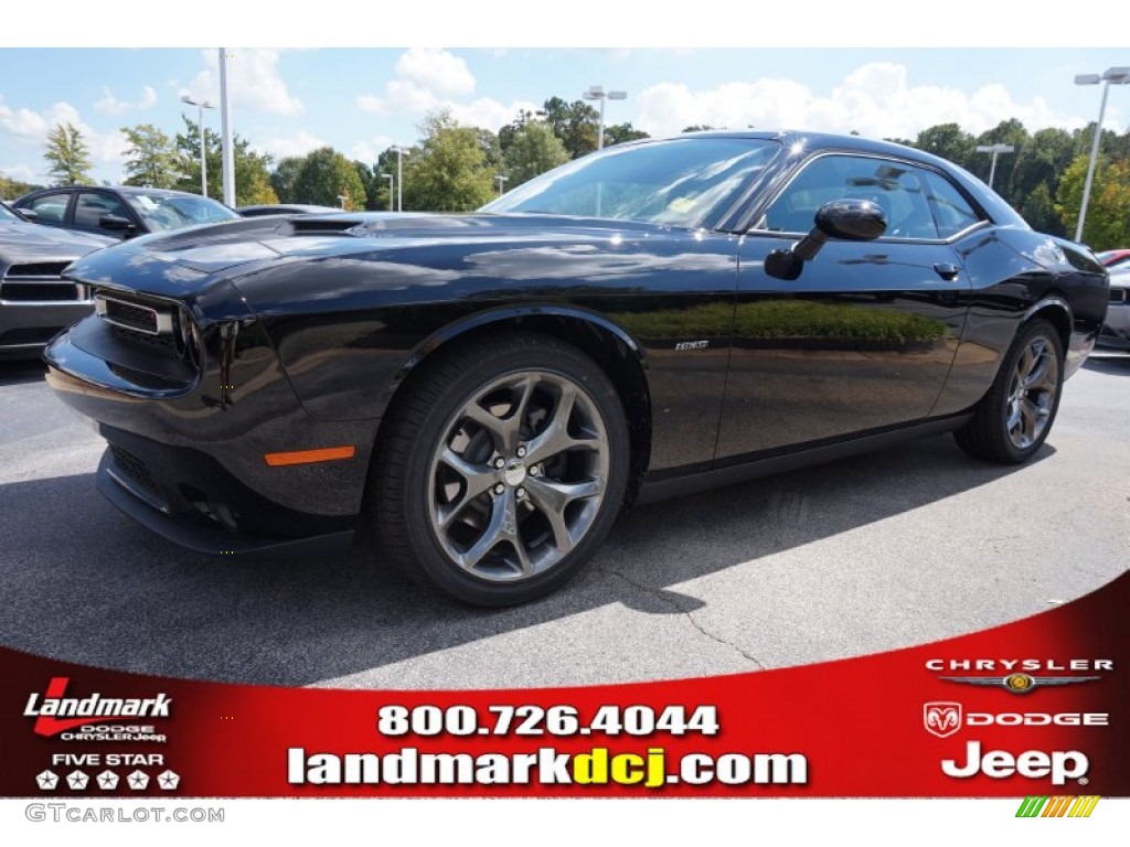 2015 Challenger R/T - Pitch Black / Black photo #1