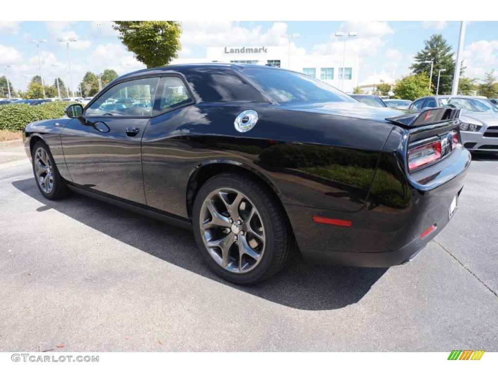 2015 Challenger R/T - Pitch Black / Black photo #2