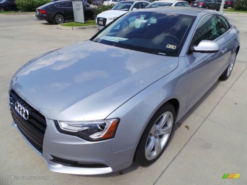 Floret Silver Metallic 2015 Audi A5 Premium quattro Coupe Exterior Photo #97805250