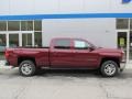 Deep Ruby Metallic 2015 Chevrolet Silverado 1500 LT Crew Cab 4x4 Exterior