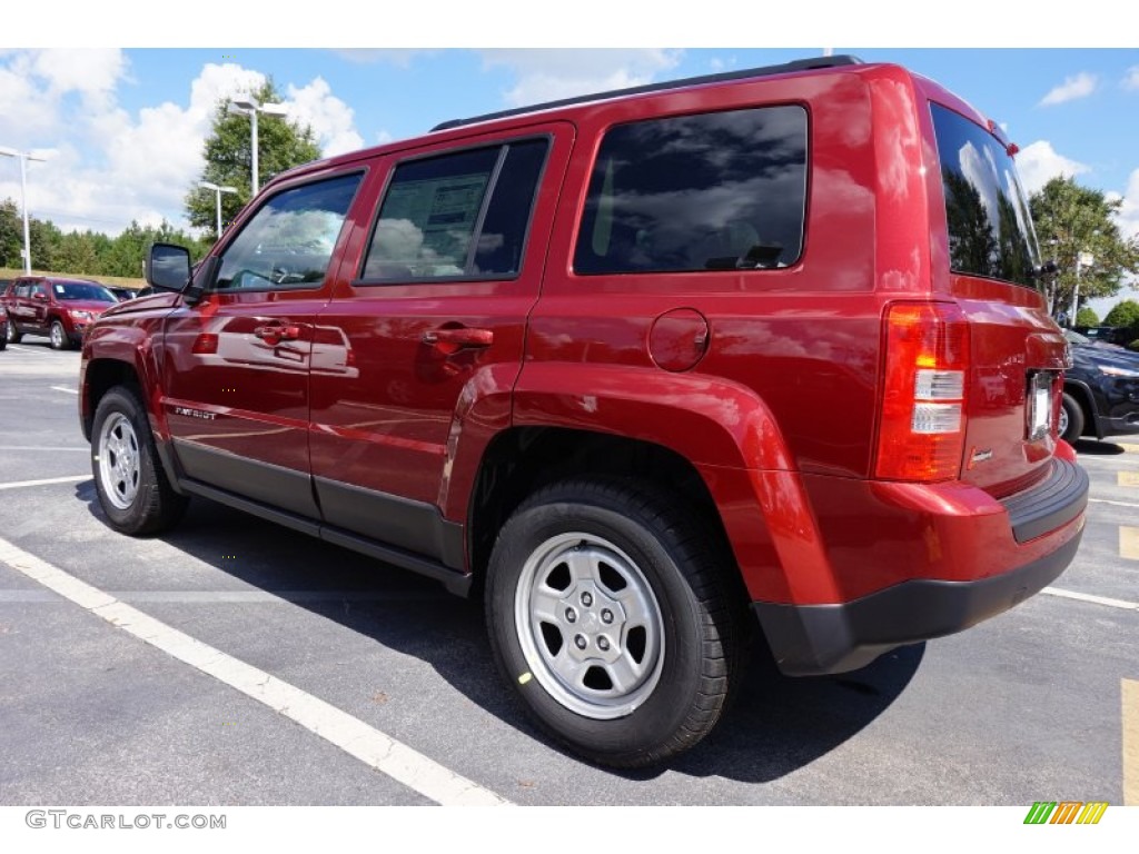 Deep Cherry Red Crystal Pearl 2015 Jeep Patriot Sport Exterior Photo #97805545