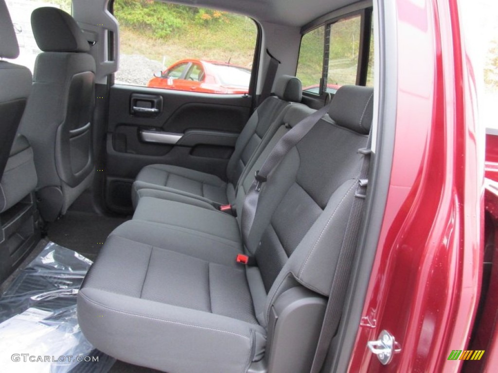2015 Chevrolet Silverado 1500 LT Crew Cab 4x4 Rear Seat Photo #97805687