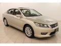 Champagne Frost Pearl 2013 Honda Accord EX-L V6 Sedan