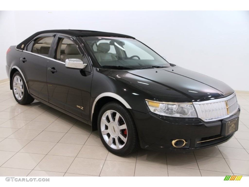 2008 MKZ Sedan - Black / Light Stone photo #1