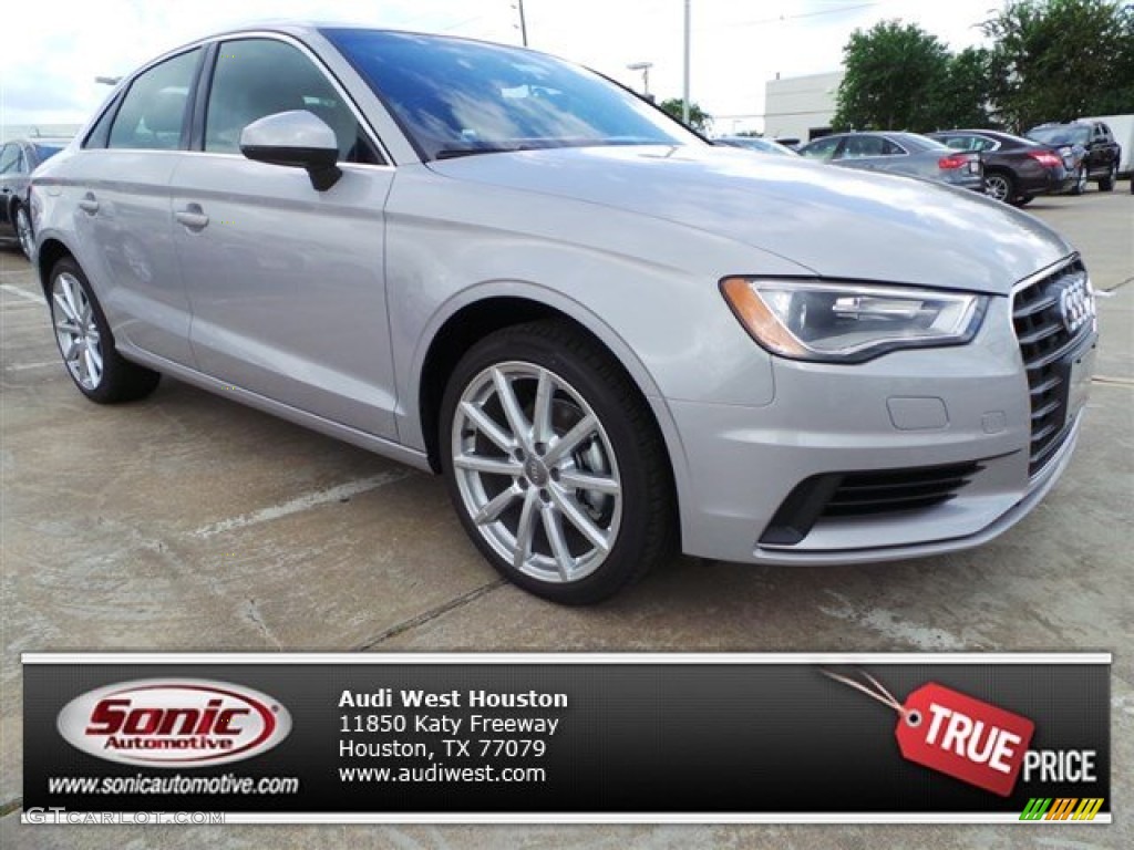 2015 A3 2.0 TDI Premium - Lotus Gray Metallic / Black photo #1