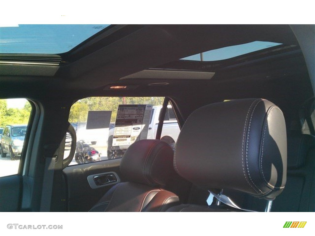 2015 Explorer Sport 4WD - White Platinum / Sport Charcoal Black/Sienna photo #20