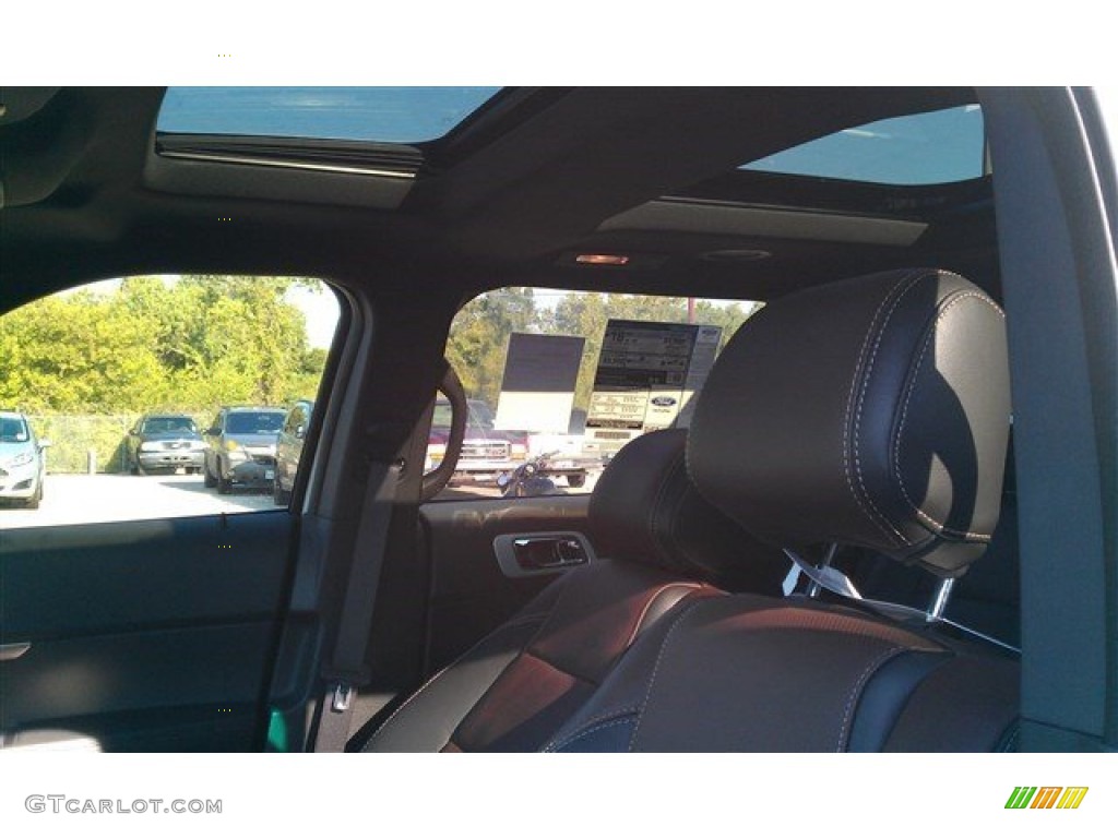 2015 Explorer Sport 4WD - White Platinum / Sport Charcoal Black/Sienna photo #21