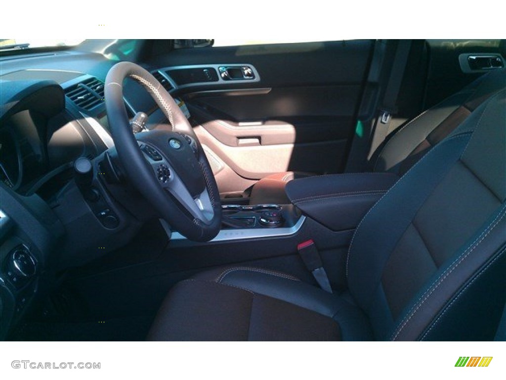 2015 Explorer Sport 4WD - White Platinum / Sport Charcoal Black/Sienna photo #23
