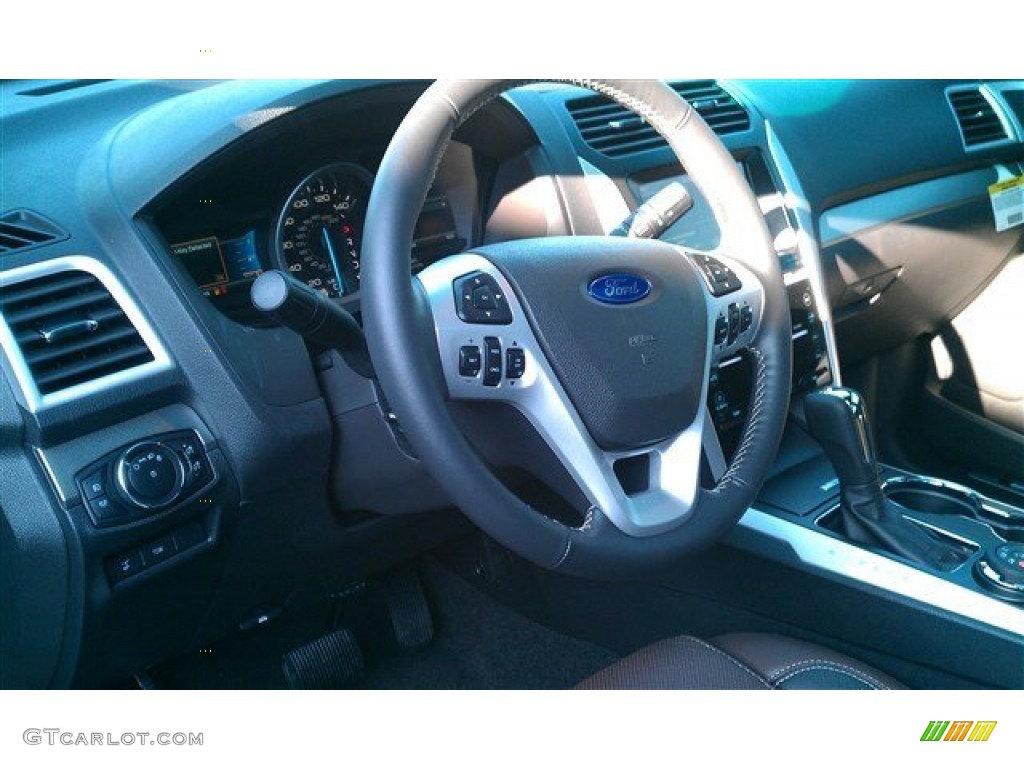 2015 Explorer Sport 4WD - White Platinum / Sport Charcoal Black/Sienna photo #25