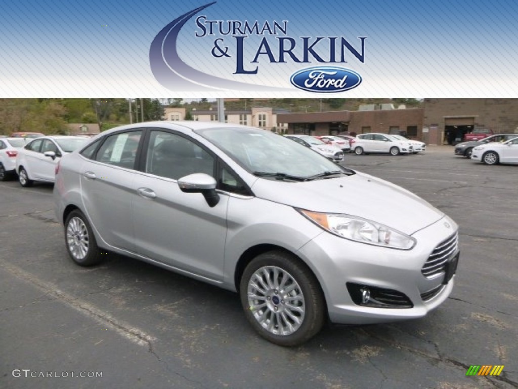 Ingot Silver Metallic Ford Fiesta