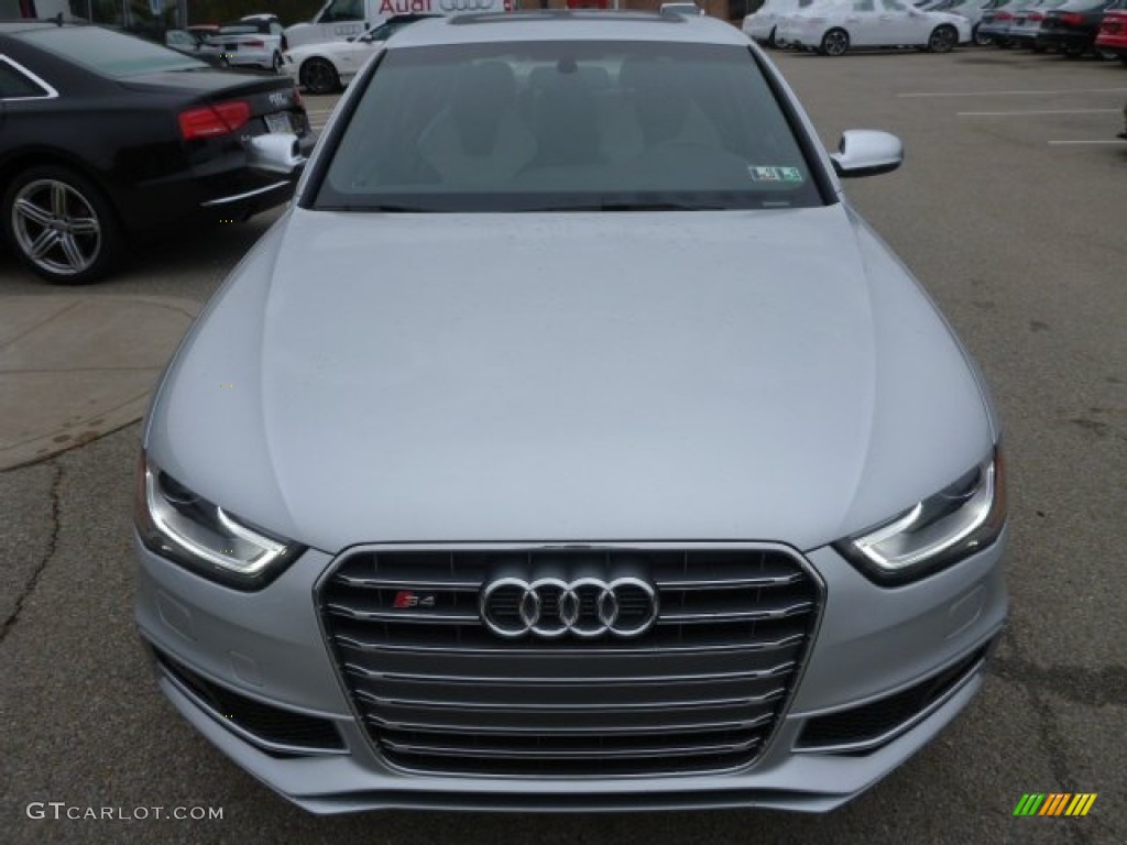 2014 S4 Premium plus 3.0 TFSI quattro - Ice Silver Metallic / Black/Lunar Silver photo #8