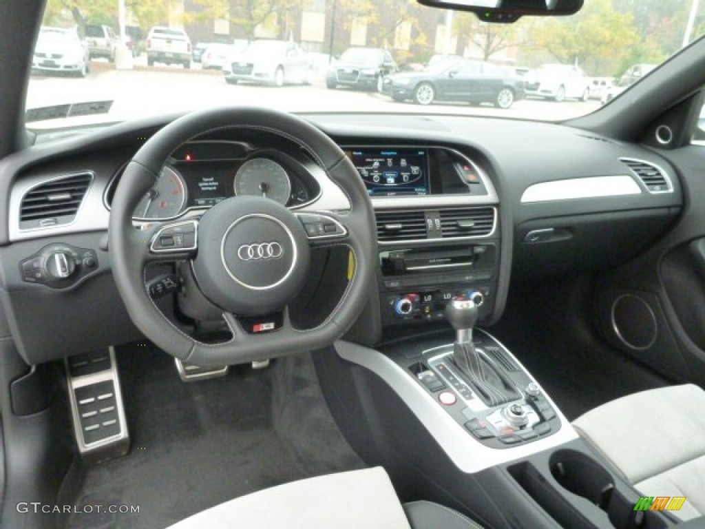 2014 S4 Premium plus 3.0 TFSI quattro - Ice Silver Metallic / Black/Lunar Silver photo #12