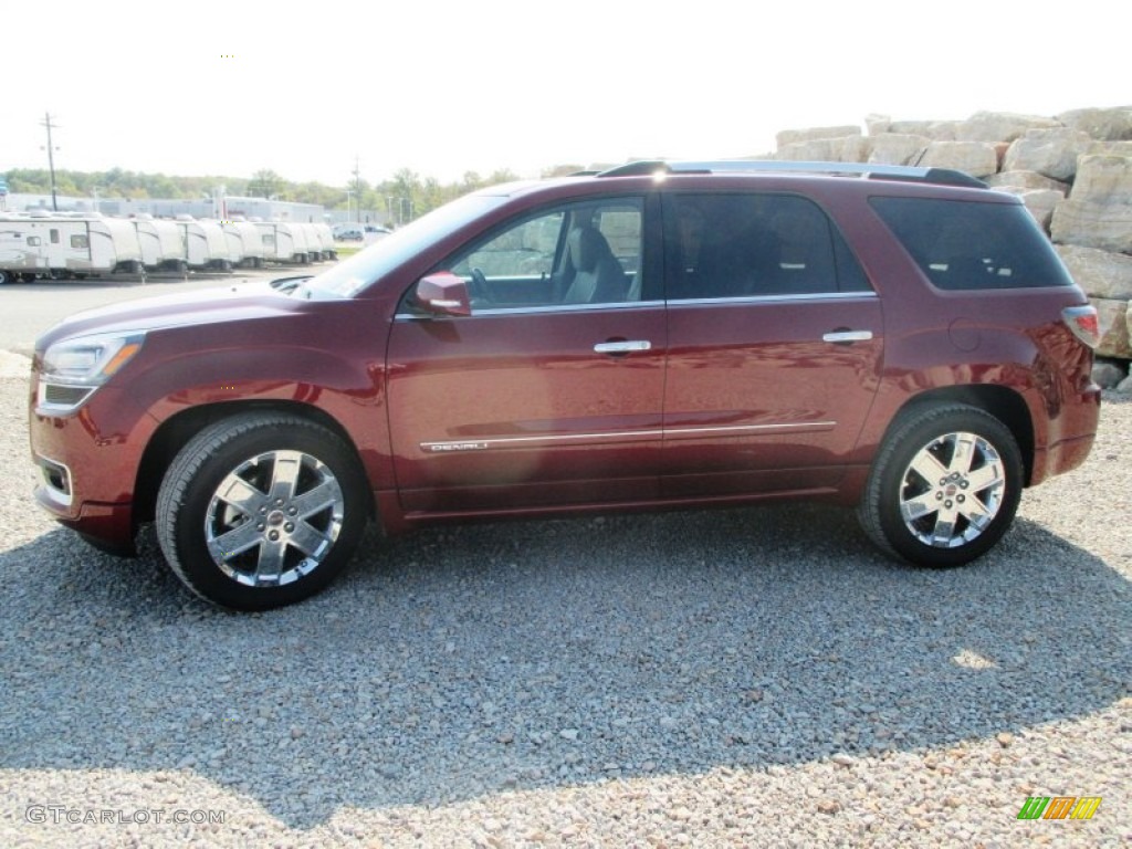 2015 Acadia Denali AWD - Crimson Red Tincoat / Cocoa Dune photo #3