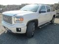 2015 White Diamond Tricoat GMC Sierra 1500 Denali Crew Cab 4x4  photo #2