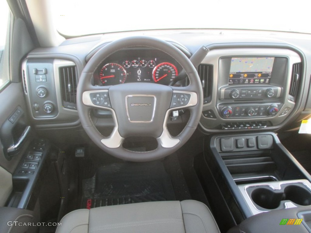 2015 GMC Sierra 1500 Denali Crew Cab 4x4 Cocoa/Dune Dashboard Photo #97815577