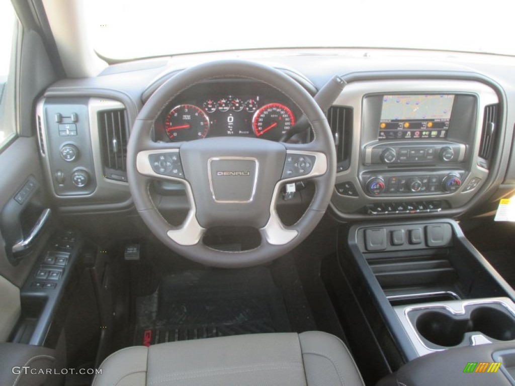 2015 Sierra 1500 Denali Crew Cab 4x4 - White Diamond Tricoat / Cocoa/Dune photo #30