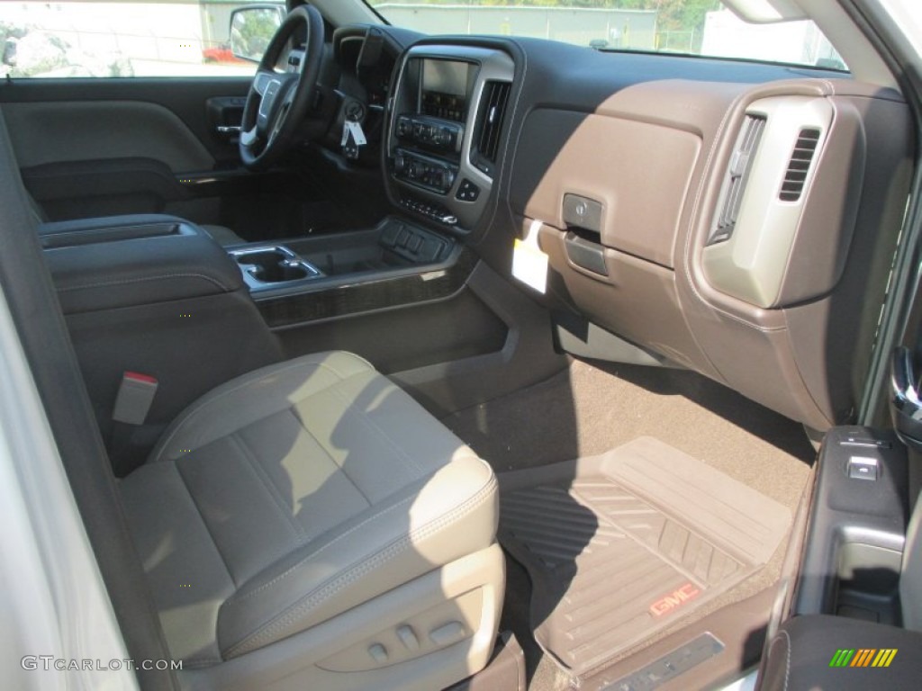 Cocoa/Dune Interior 2015 GMC Sierra 1500 Denali Crew Cab 4x4 Photo #97815735