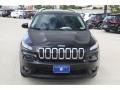 2014 Brilliant Black Crystal Pearl Jeep Cherokee Latitude  photo #2