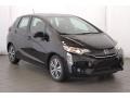 2015 Crystal Black Pearl Honda Fit EX  photo #2