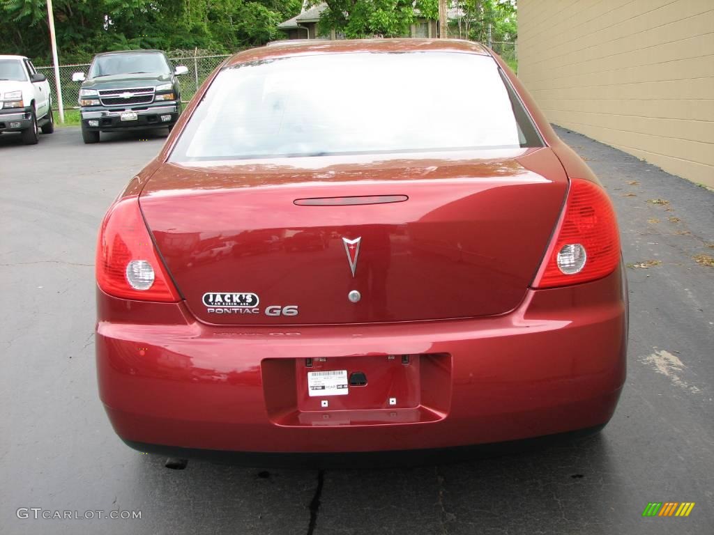 2008 G6 Sedan - Performance Red Metallic / Ebony Black photo #6