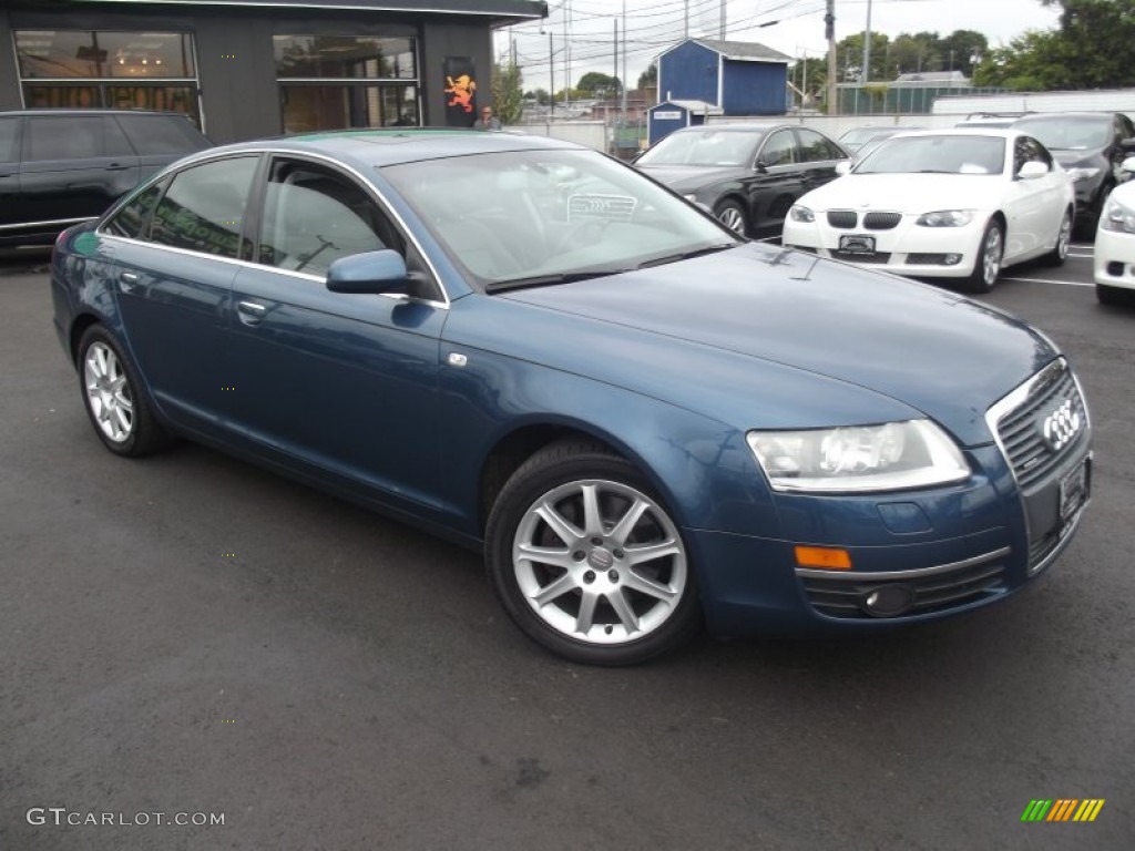 2005 A6 3.2 quattro Sedan - Stratos Blue Pearl Effect / Platinum photo #2