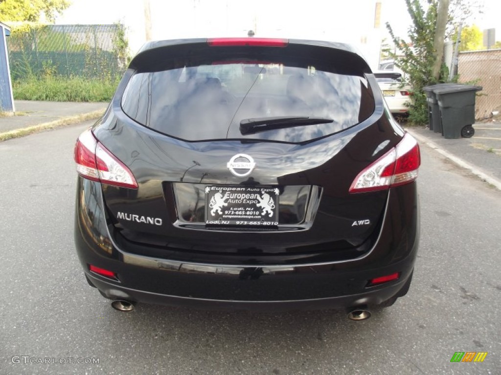 2011 Murano S AWD - Super Black / Black photo #5