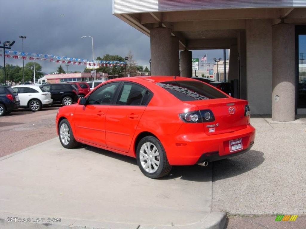 2008 MAZDA3 i Sport Sedan - True Red / Black photo #3