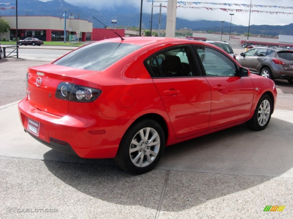 2008 MAZDA3 i Sport Sedan - True Red / Black photo #5