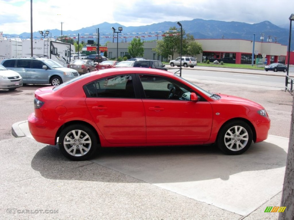 2008 MAZDA3 i Sport Sedan - True Red / Black photo #6