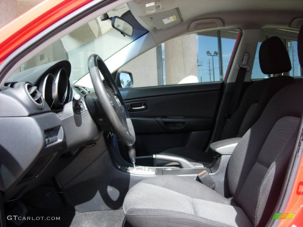 2008 MAZDA3 i Sport Sedan - True Red / Black photo #9