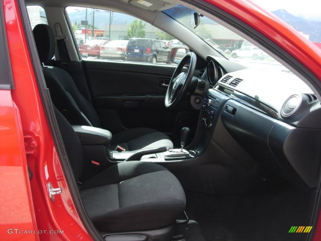 2008 MAZDA3 i Sport Sedan - True Red / Black photo #13