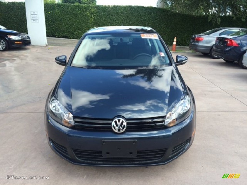2012 Golf 4 Door - Blue Graphite Metallic / Titan Black photo #8