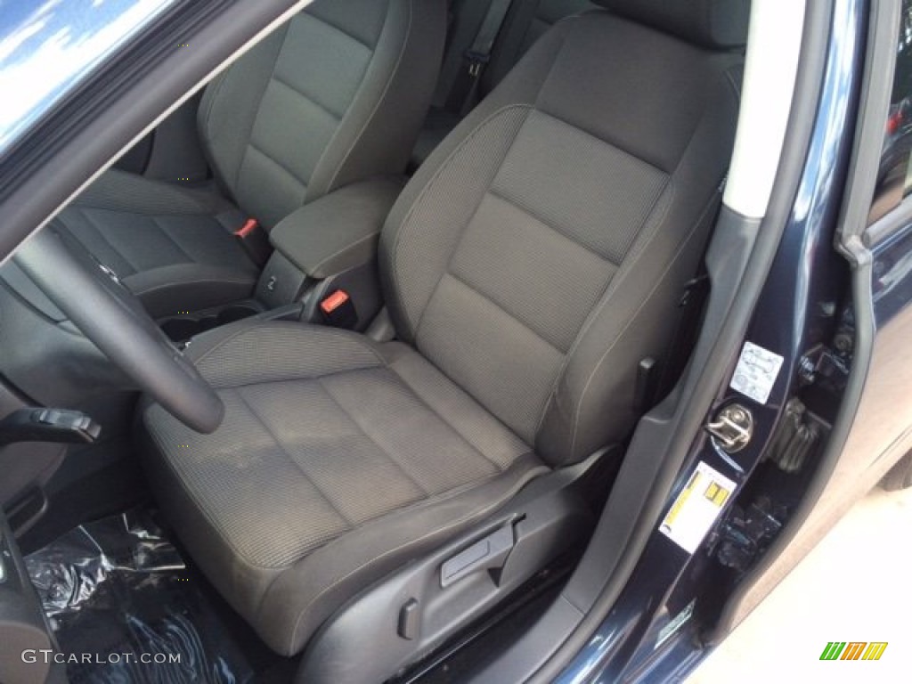 2012 Golf 4 Door - Blue Graphite Metallic / Titan Black photo #9