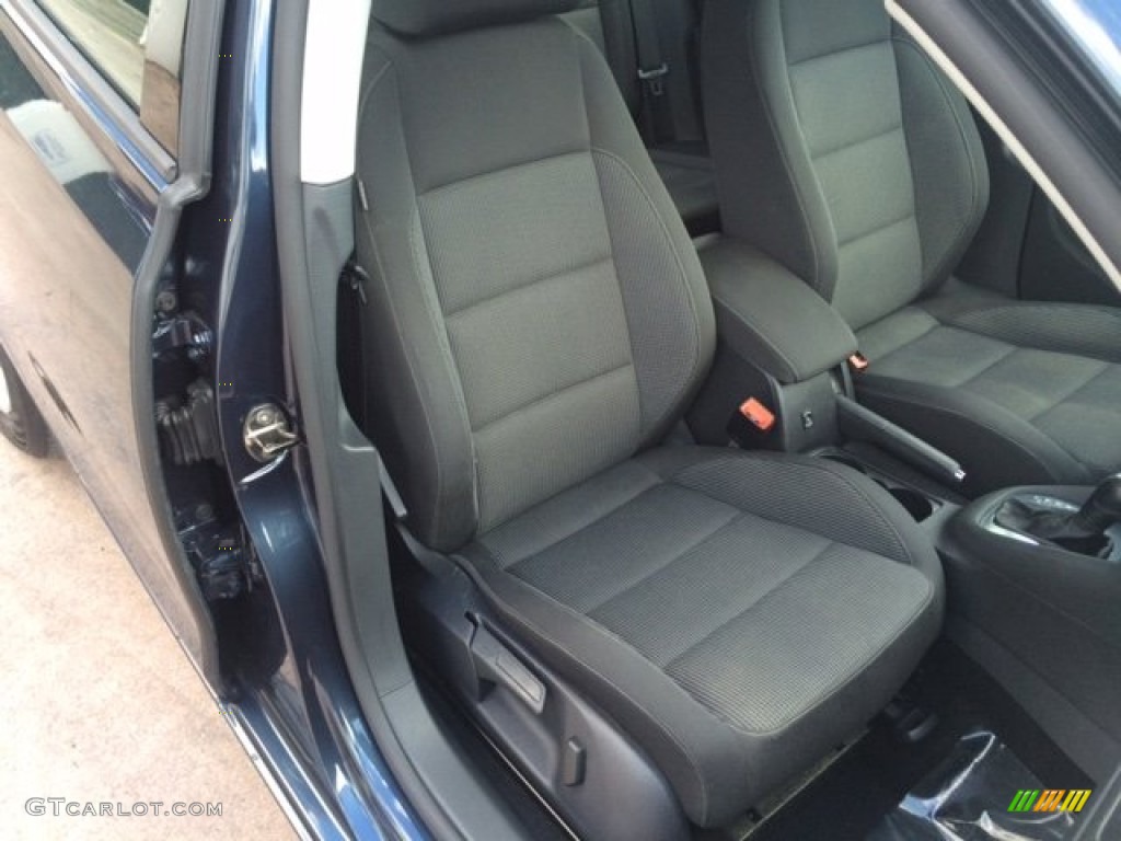 2012 Golf 4 Door - Blue Graphite Metallic / Titan Black photo #10