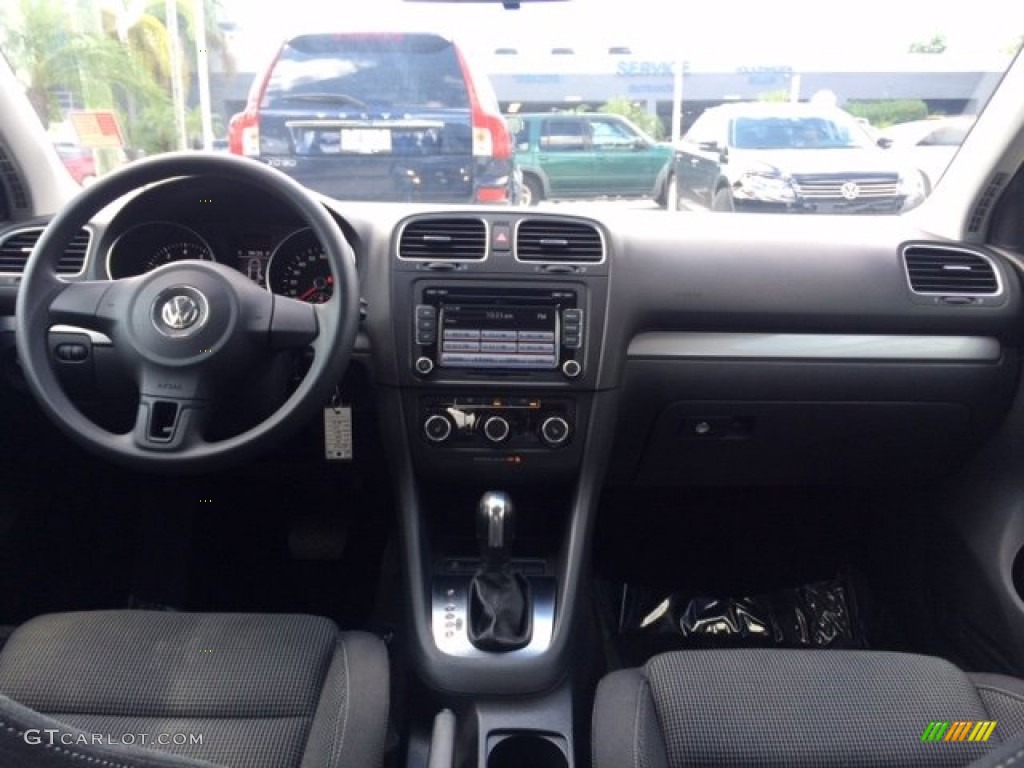 2012 Golf 4 Door - Blue Graphite Metallic / Titan Black photo #12