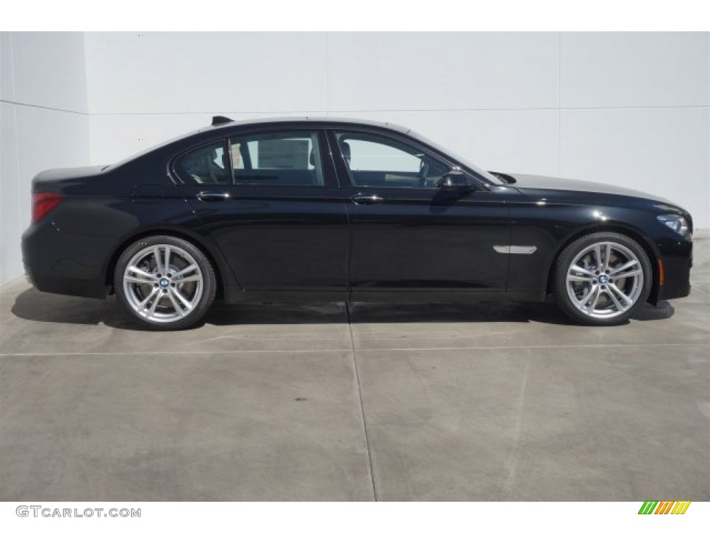 Black Sapphire Metallic 2015 BMW 7 Series 750i Sedan Exterior Photo #97825731