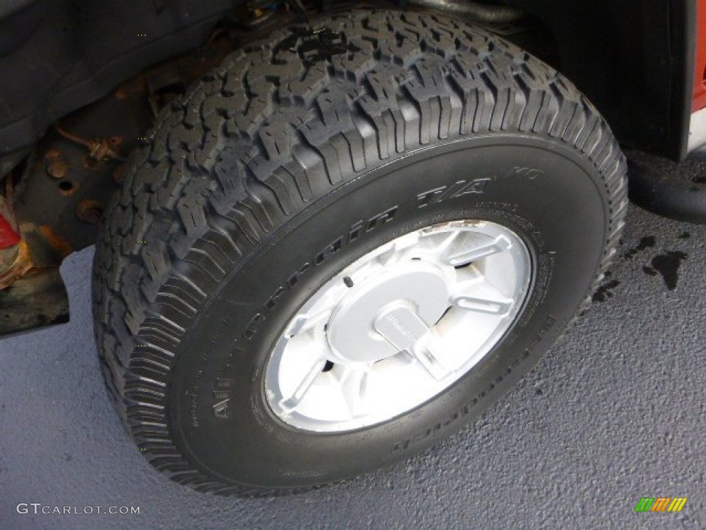 2003 H2 SUV - Sunset Orange Metallic / Wheat photo #9