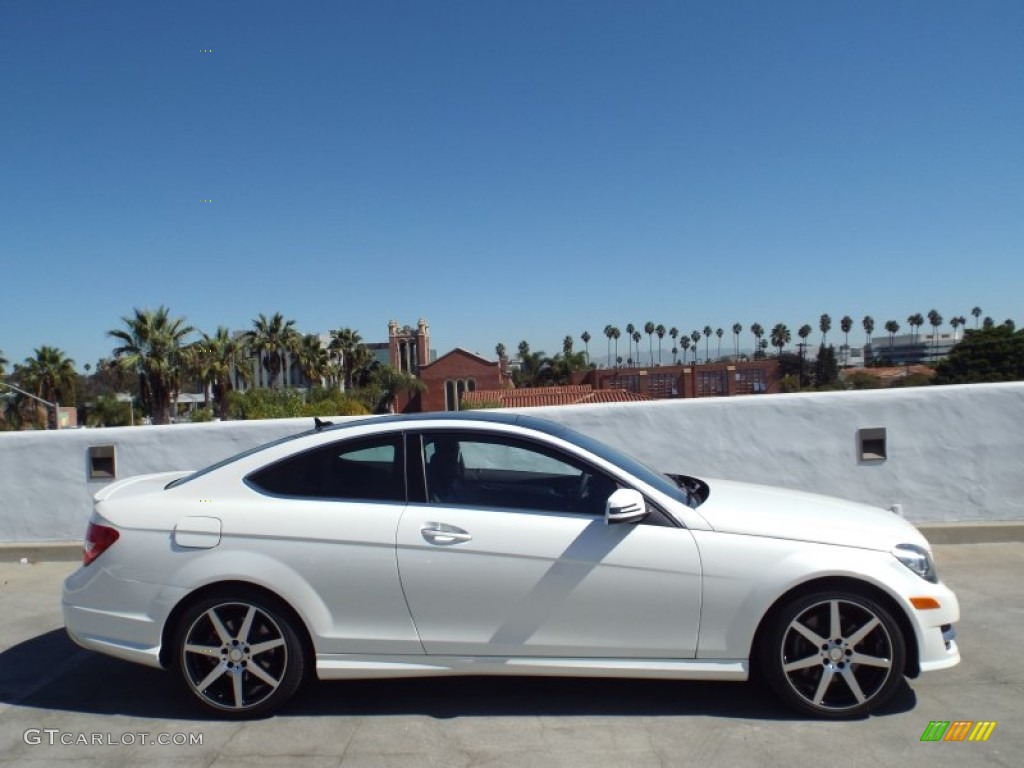 designo Diamond White Metallic 2015 Mercedes-Benz C 350 Coupe Exterior Photo #97826994