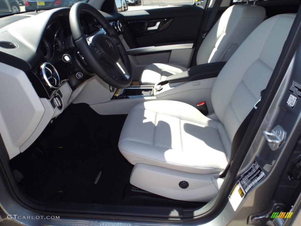 Ash/Black Interior 2015 Mercedes-Benz GLK 250 BlueTEC 4Matic Photo #97827909